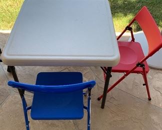 Child's Table and Chairs 
