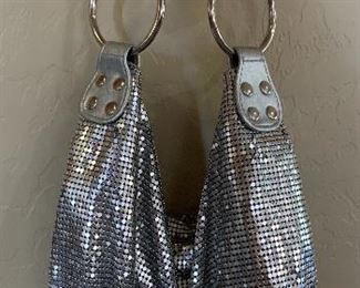 Silver Mesh Bag