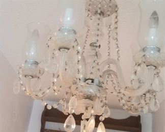 Italian glass chandelier