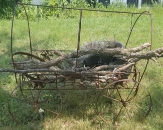 Metal wagon, needs repair