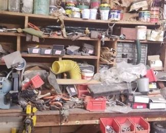 just one shelf of the odds and ends