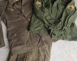 World War I and II uniforms available