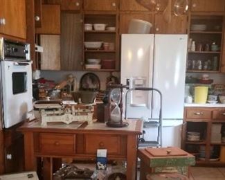 view into the kitchen