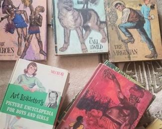 lots of vintage children's books
