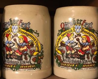 Old Richmond Oktoberfest mugs