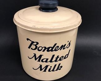 Borden's Malted Milk Advertising Tin
