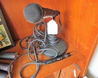VINTAGE MICROPHONE ON STAND