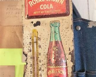 Vintage RC Cola thermometer 