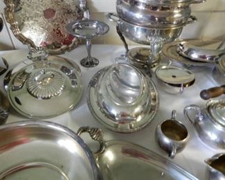 Large collection Silver plate Table  Pieces... 