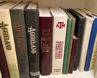 Texas A & M yearbooks