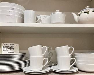 32 pieces of Corning "Centura" (Top shelf is priced individually.)