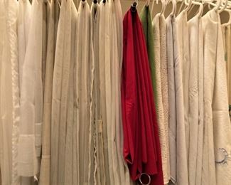 Window treatments and table cloths