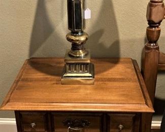 .  .  .  and one of two nightstands