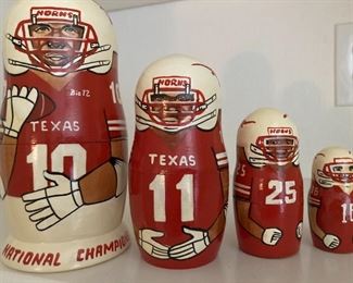 University of Texas National Champs nesting players set  ----- Can you guess who the 5th player is (not shown)?