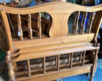 Maple twin headboards and footboards