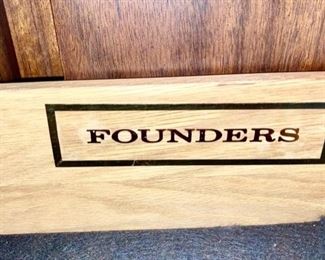 Founders label in Mid-Century buffet/credenza