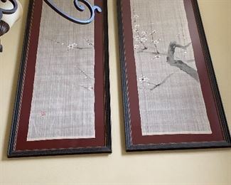 Japanese hand painted? Wall hangers