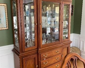 Lighted Thomasville Breakfront