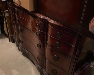 Mahogany dresser , chest , and nightstand