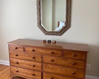 Solid wood dresser
