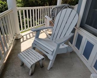 Adirondack chairs-also 4 sets of these!