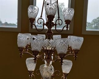 LARGE CHANDELIER IN SUITABLE FOR GRAND ENTRY FOYER