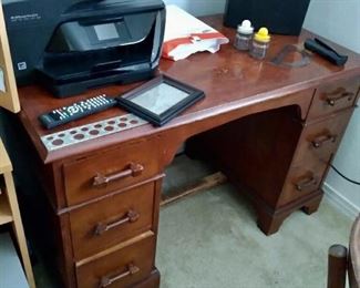 Desk, Shredder, Copier