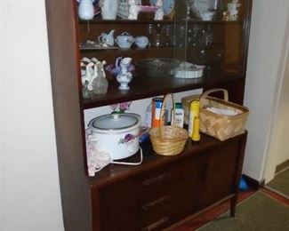 mid century china cupboard