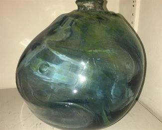 Hazelrigg MCM 1960s studio glass vase