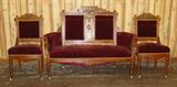 3 Piece Victorian Style Parlor Set
