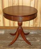 Mahogany Drum Table