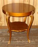 Round Parlor Table w/Claw Feet