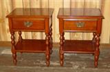 Pair of Cherry Nightstands
