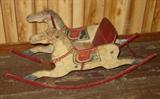 Early Wooden Rocking Horse