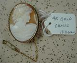 9K Gold Cameo