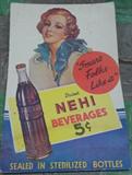 1940's NEHI Cardboard Display