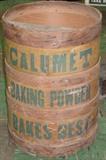 Calumet Baking Powder Barrel