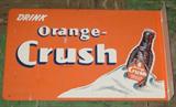 Orange Crush Flange Sign