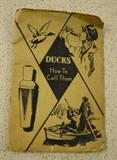 Ducks How To Call Them Book by Tom Turpin
