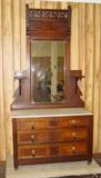 Marble Top Dresser to 3 Piece Set