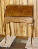 Oak Drop Front Ladies Desk