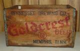 1940's Wooden Goldcrest Beer Box