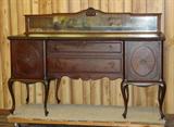 1920's Queen Anne Sideboard w/Mirror