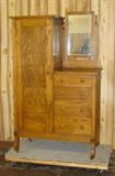 Oak Bachelors Wardrobe