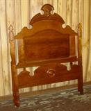 Walnut Victorian 3/4 Size Bed