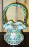 Fenton Basket w/11 Family Signatures