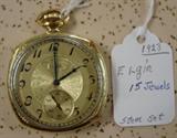 1923 Elgin 15 Jewels Pocket Watch