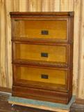 Oak 3 Stack Lawyer's Bookcase