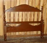 Walnut 3/4 Size Bed