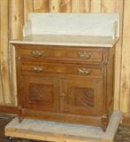 Victorian Marble Top Washstand